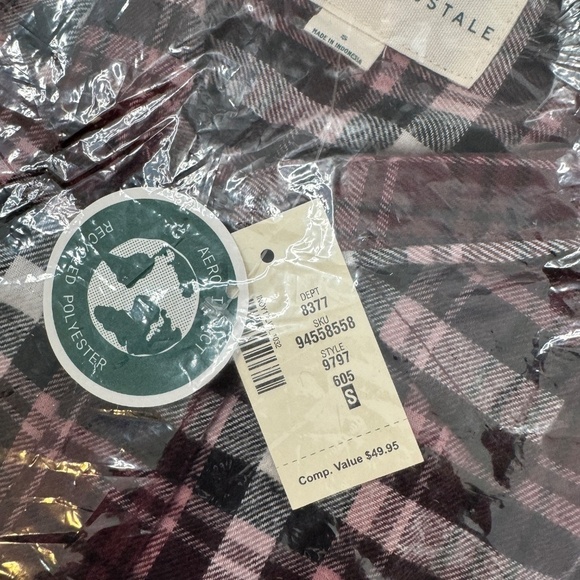 NEW Men's Aeropostale Flannel Small - Picture 2 of 7